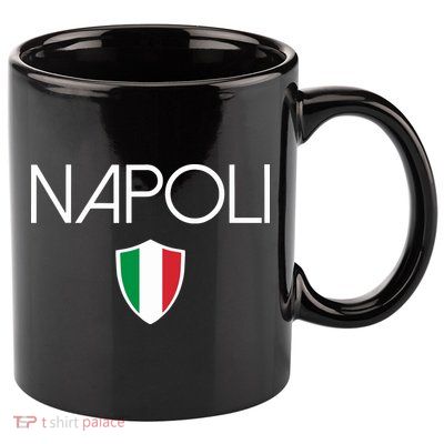 Napoli Italian Flag Naples Italy Soccer Souvenir 11oz C Handle Ceramic Mug