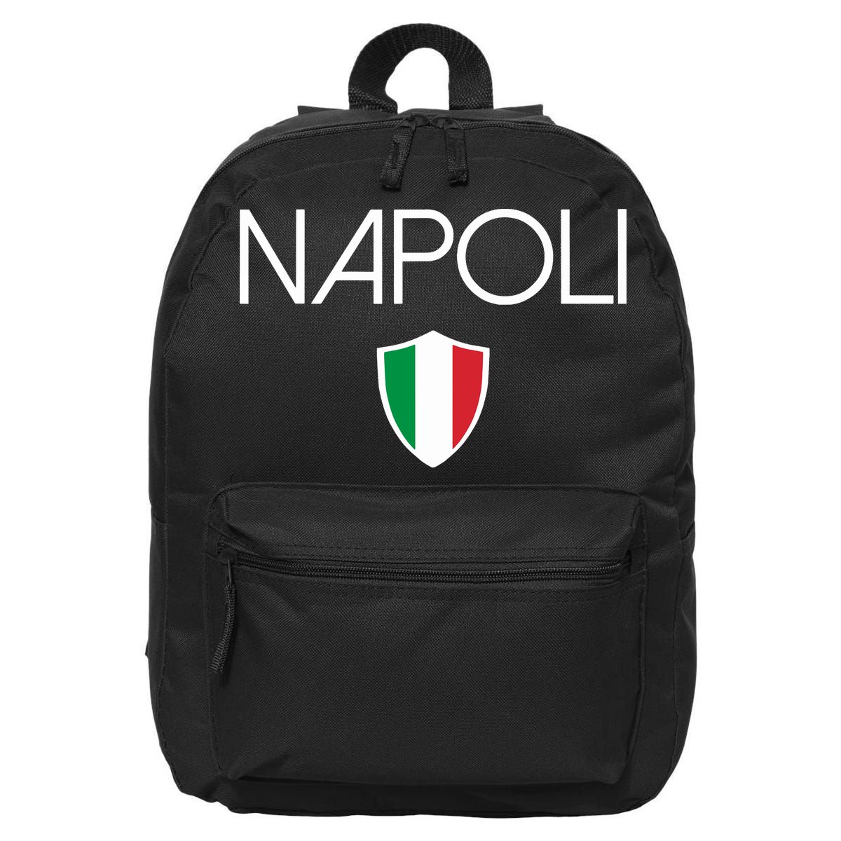 Napoli Italian Flag Naples Italy Soccer Souvenir 16 in Basic Backpack
