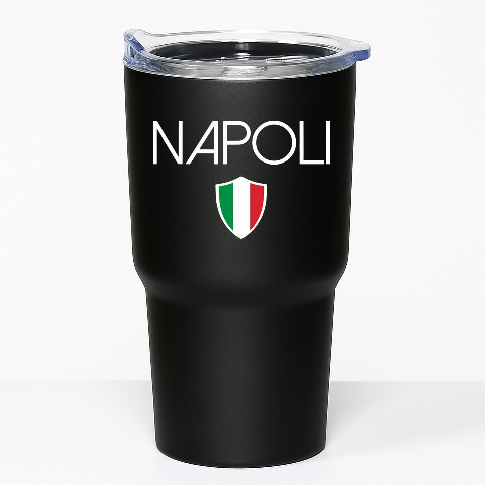 Napoli Italian Flag Naples Italy Soccer Souvenir Tumbler