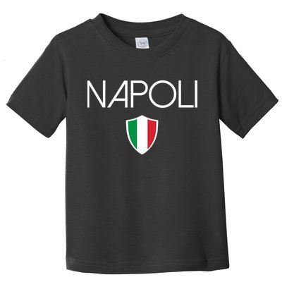Napoli Italian Flag Naples Italy Soccer Souvenir Toddler T-Shirt