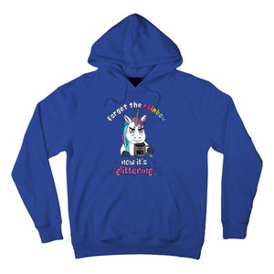 Now Its Glittering Funny Fierce Unicorn With Mug Gift Hoodie