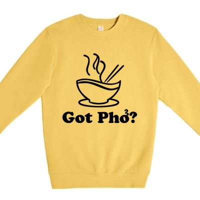 New I Got Pho Asian Nudles Cool Design Premium Crewneck Sweatshirt