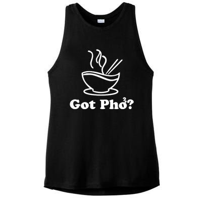 New I Got Pho Asian Nudles Cool Design Ladies PosiCharge Tri-Blend Wicking Tank