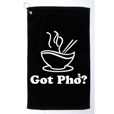 New I Got Pho Asian Nudles Cool Design Platinum Collection Golf Towel