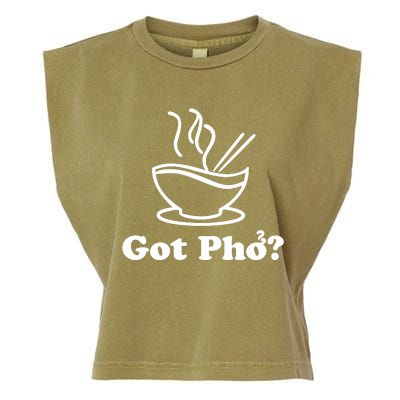 New I Got Pho Asian Nudles Cool Design Garment-Dyed Women's Muscle Tee