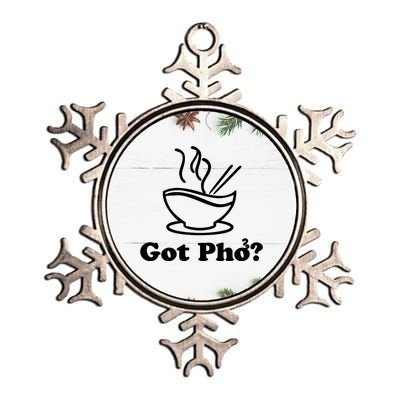 New I Got Pho Asian Nudles Cool Design Metallic Star Ornament