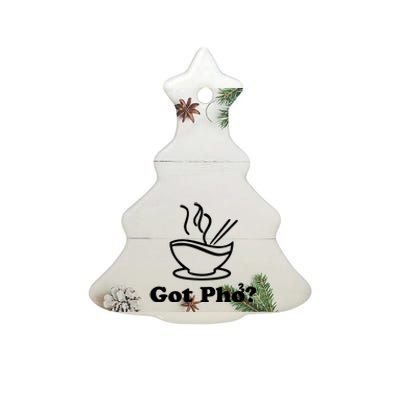 New I Got Pho Asian Nudles Cool Design Ceramic Tree Ornament