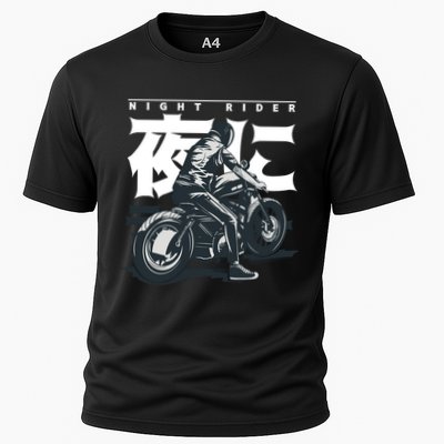 Night Rider Japanese Biker Performance Shirt