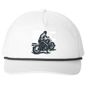 Night Rider Japanese Biker Snapback Five-Panel Rope Hat