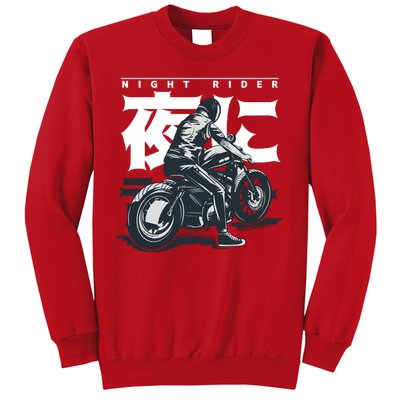 Night Rider Japanese Biker Sweatshirt