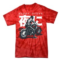 Night Rider Japanese Biker Tie-Dye T-Shirt