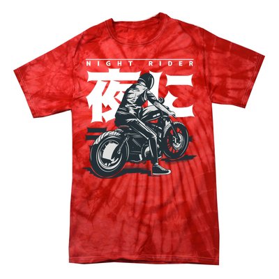 Night Rider Japanese Biker Tie-Dye T-Shirt