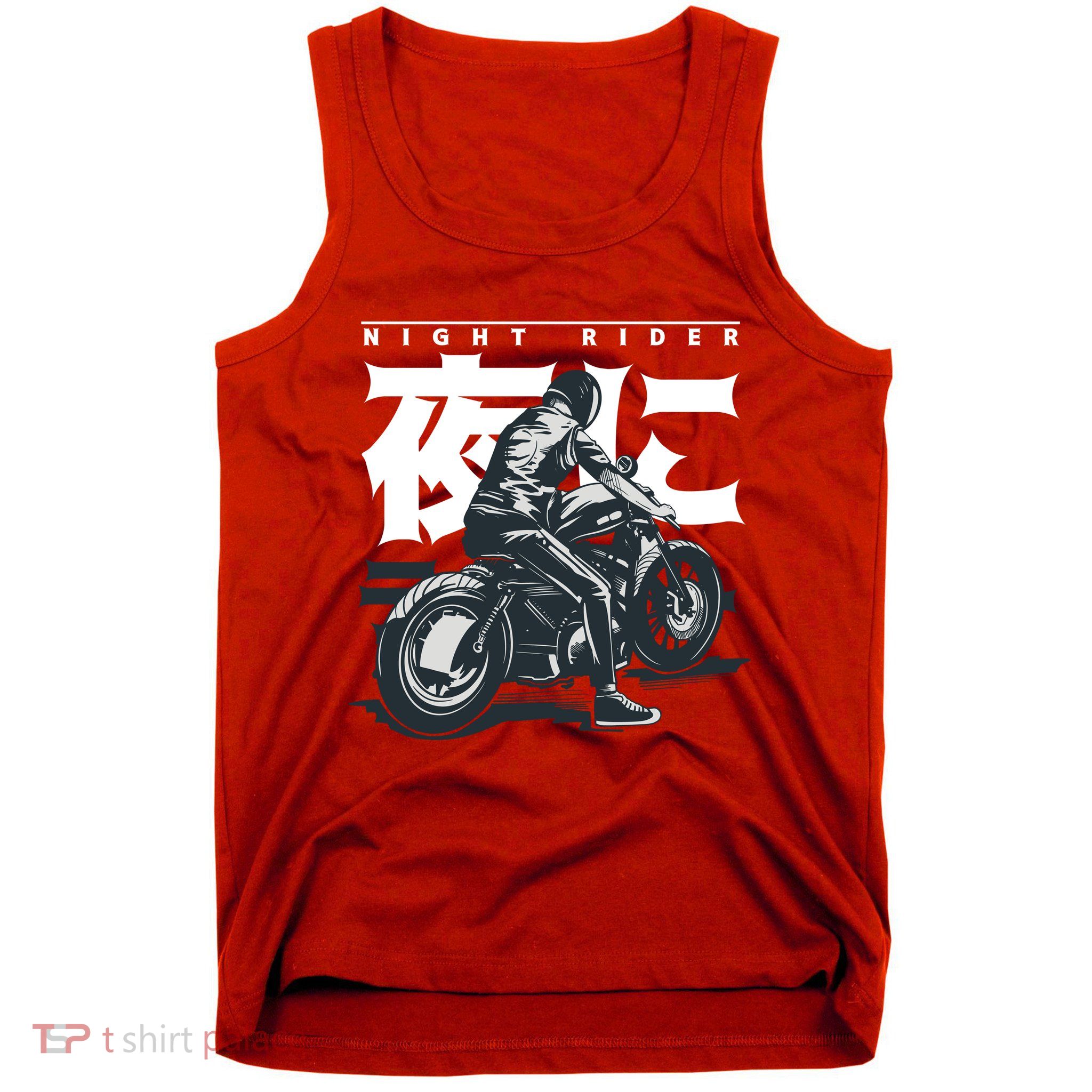 Night Rider Japanese Biker Tank Top