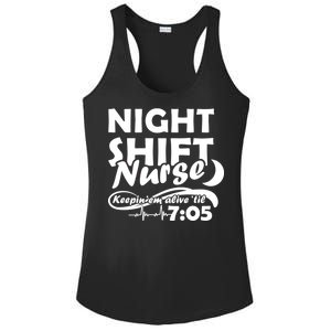 Night Shift Nurse Ladies PosiCharge Competitor Racerback Tank