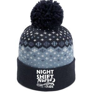 Night Shift Nurse The Baniff Cuffed Pom Beanie