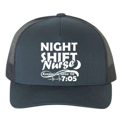 Night Shift Nurse Yupoong Adult 5-Panel Trucker Hat