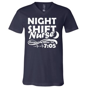 Night Shift Nurse V-Neck T-Shirt