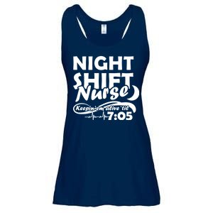 Night Shift Nurse Ladies Essential Flowy Tank