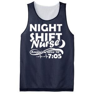 Night Shift Nurse Mesh Reversible Basketball Jersey Tank