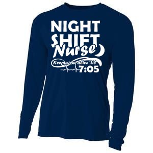 Night Shift Nurse Cooling Performance Long Sleeve Crew