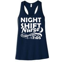 Night Shift Nurse Women's Racerback Tank