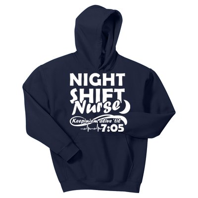 Night Shift Nurse Kids Hoodie