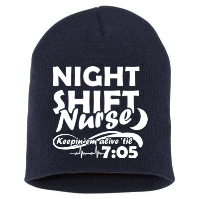 Night Shift Nurse Short Acrylic Beanie