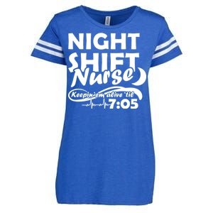 Night Shift Nurse Enza Ladies Jersey Football T-Shirt