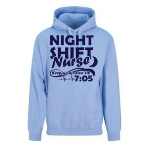 Night Shift Nurse Unisex Surf Hoodie