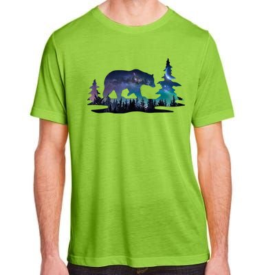 Night Sky Wilderness Bear Adult ChromaSoft Performance T-Shirt