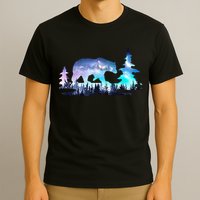 Night Sky Wilderness Bear T-Shirt