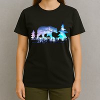 Night Sky Wilderness Bear T-Shirt
