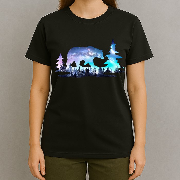 Night Sky Wilderness Bear T-Shirt