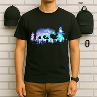 Night Sky Wilderness Bear T-Shirt