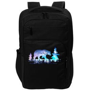 Night Sky Wilderness Bear Impact Tech Backpack