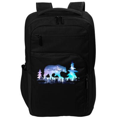 Night Sky Wilderness Bear Impact Tech Backpack