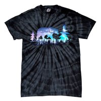 Night Sky Wilderness Bear Tie-Dye T-Shirt