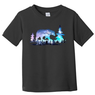 Night Sky Wilderness Bear Toddler T-Shirt