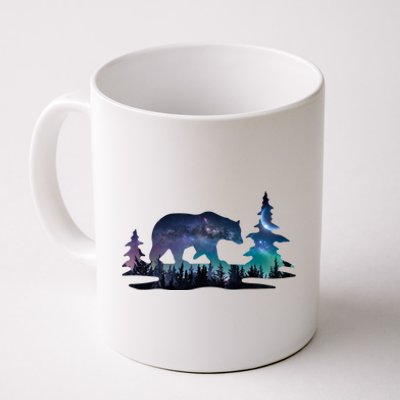 Night Sky Wilderness Bear Coffee Mug