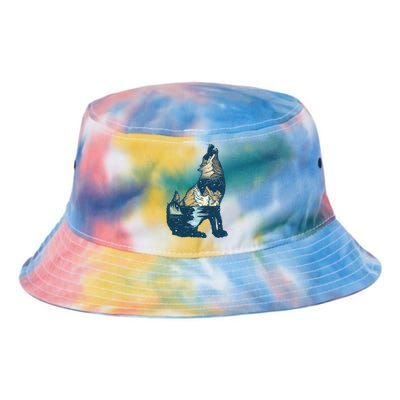 Night Wolf Wilderness Tie Dye Newport Bucket Hat