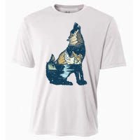 Night Wolf Wilderness Cooling Performance Crew T-Shirt