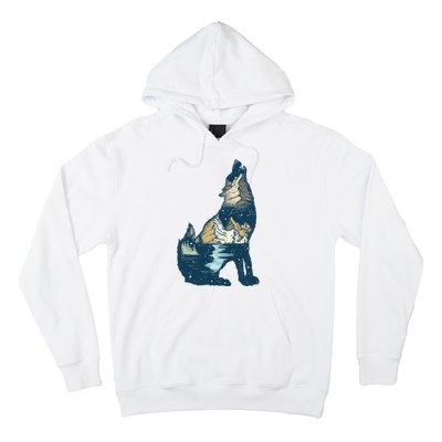 Night Wolf Wilderness Hoodie