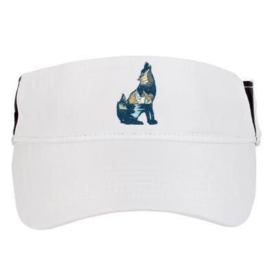 Night Wolf Wilderness Adult Drive Performance Visor