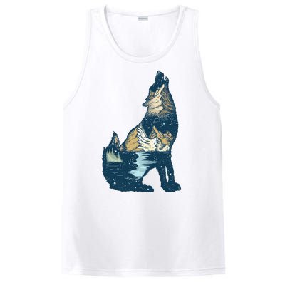 Night Wolf Wilderness PosiCharge Competitor Tank