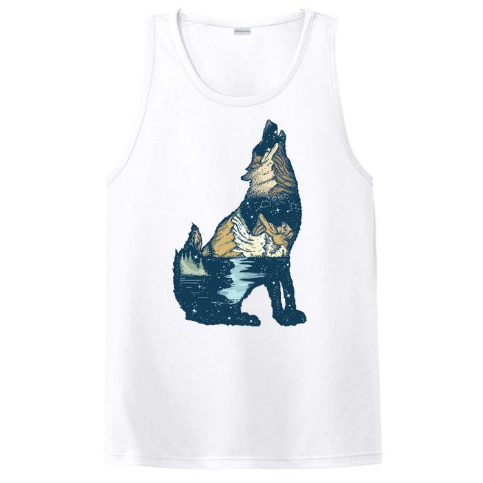 Night Wolf Wilderness PosiCharge Competitor Tank