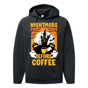 Nightmare Before Coffee Performance Fleece Hoodie