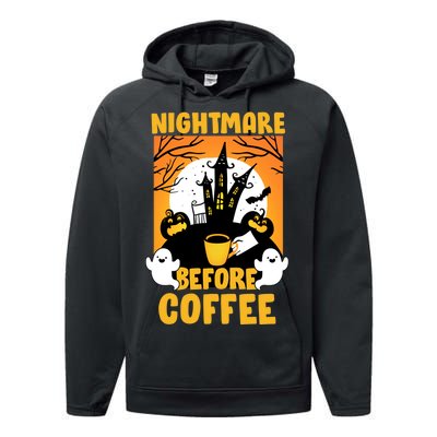 Nightmare Before Coffee Performance Fleece Hoodie