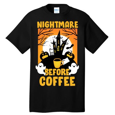 Nightmare Before Coffee Tall T-Shirt