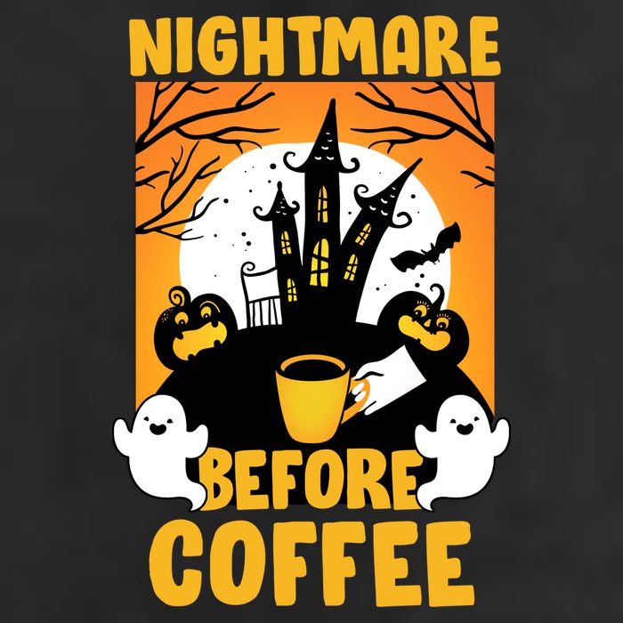 Nightmare Before Coffee Adult Drive Performance Visor
