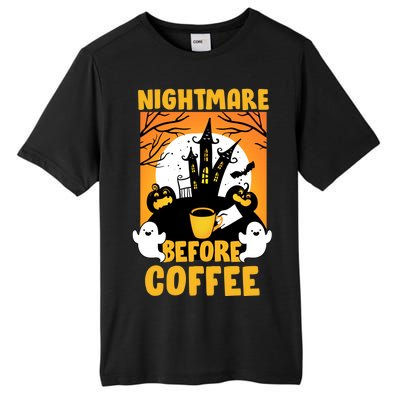 Nightmare Before Coffee Tall Fusion ChromaSoft Performance T-Shirt